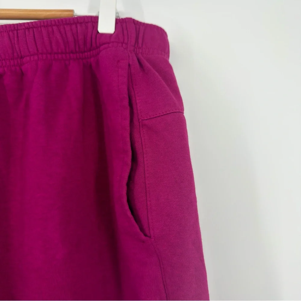 Nike Yoga Therma-Fit Sweatshorts Women’s XXL Magenta Cozy Lounge Athletic Shorts